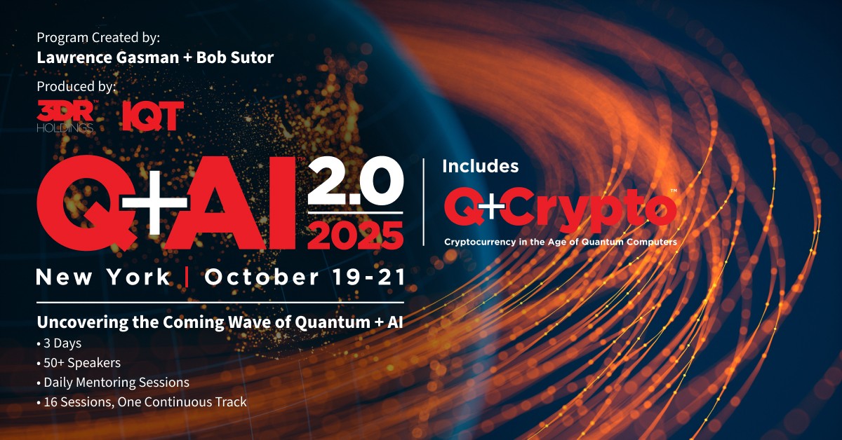 Quantum + AI | October 19-21, 2025 | New York City